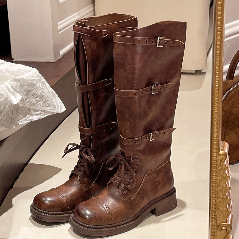 Women'S Fashion Riding Boots - Botas hasta la rodilla para Mujer,