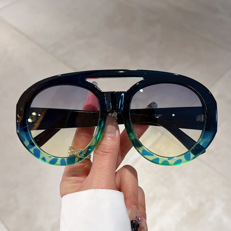 Women Fashion Glasses - Gafas de Sol Redondas Extra Grandes