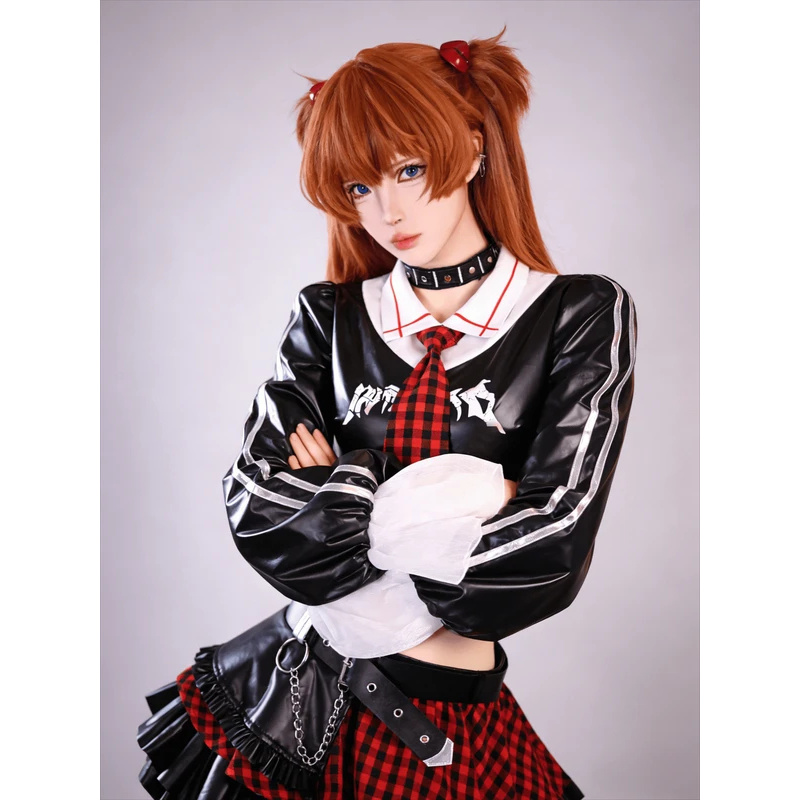 Knitted Vest Women - Disfraz de Cosplay de Asuka Langley