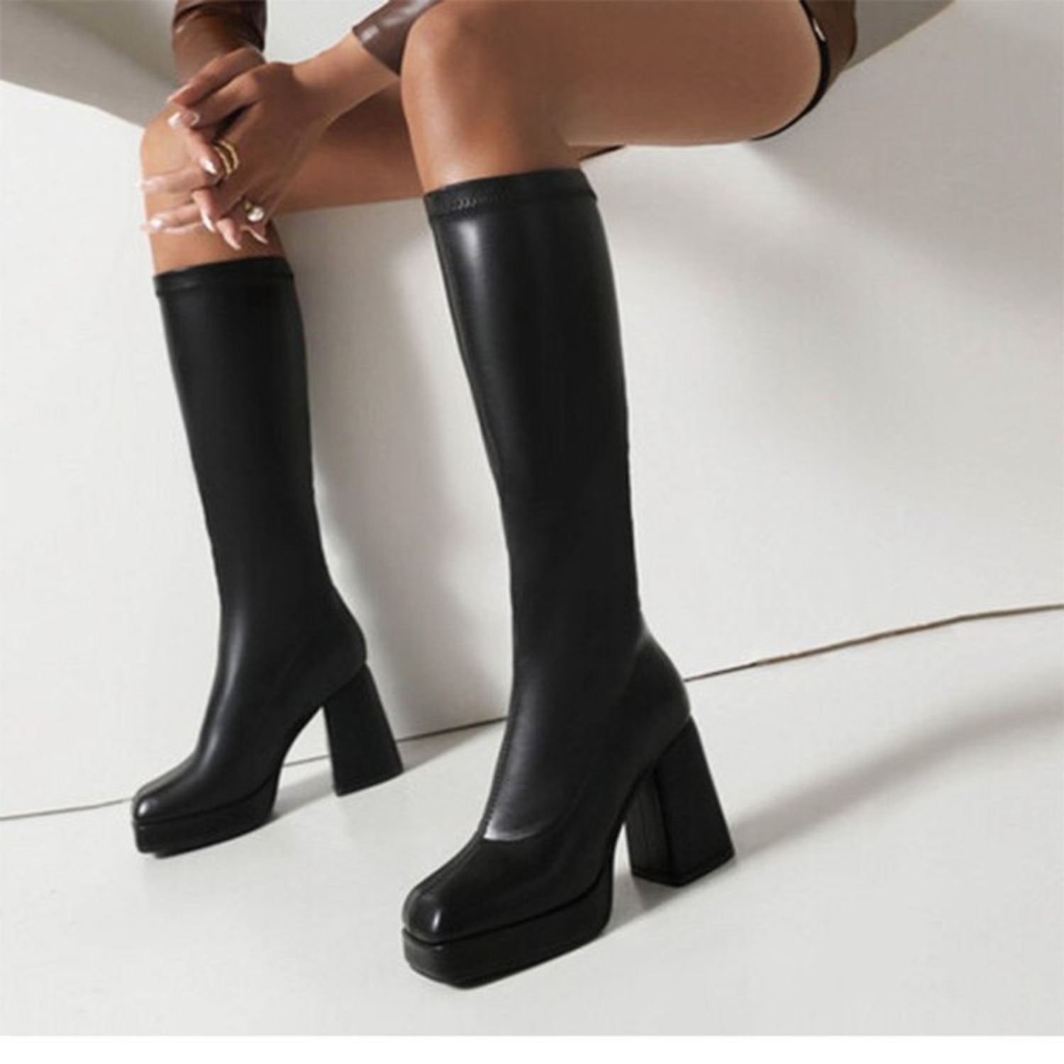 Women'S Fashion Riding Boots - Botas de mujer hasta la rodilla,