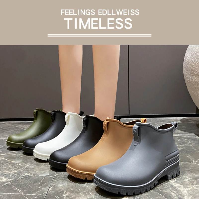 Women'S Fashion Rain Boots - Botas de lluvia a la moda