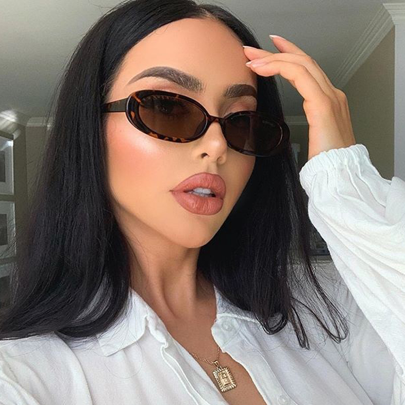 Women Fashion Glasses - Nuevas Gafas de Sol Ovaladas Vintage