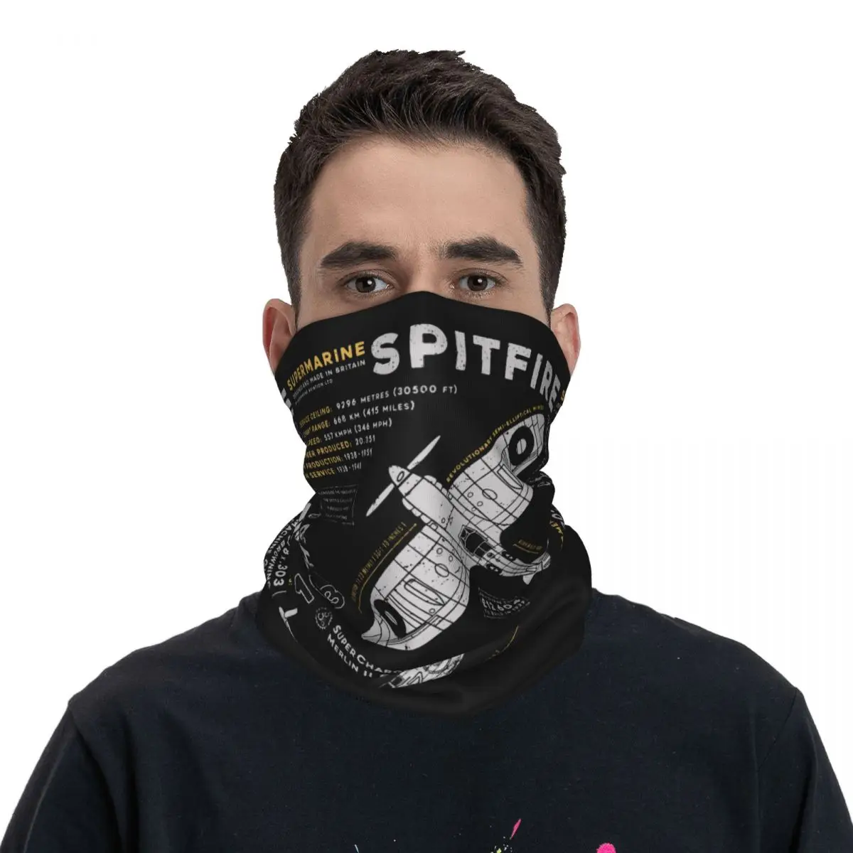 Women'S Fashion Ww2 - Nueva bandana Spitfire con estampado de