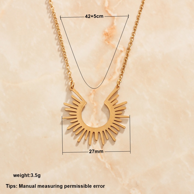 Women Fashion Online Shopping - SOMMAR-collares y colgantes chapados en oro