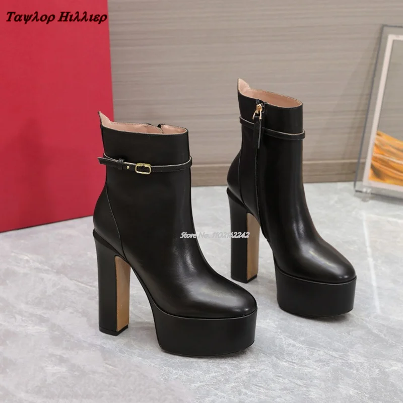 Women'S Fashion Rain Boots - Botas desnudas con plataforma impermeables para