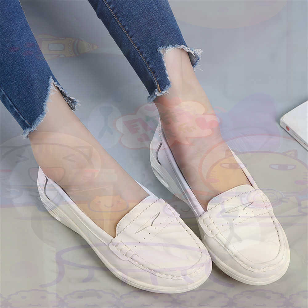 Women'S Fashion From The 50S - Zapatos suaves sin cordones para mujer,