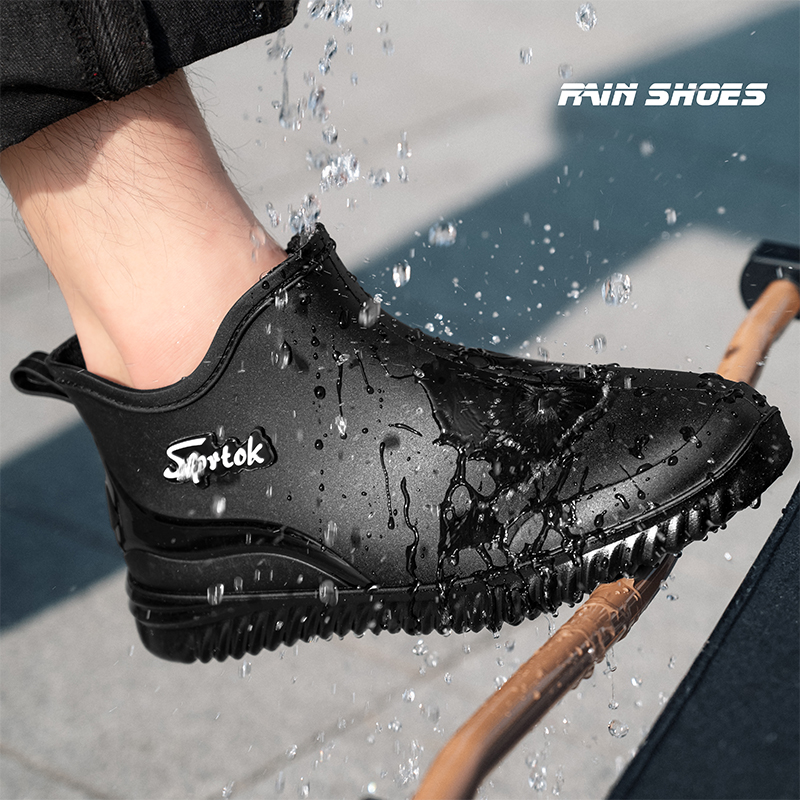 Women'S Fashion Rain Boots - Botas de lluvia cortas para adultos