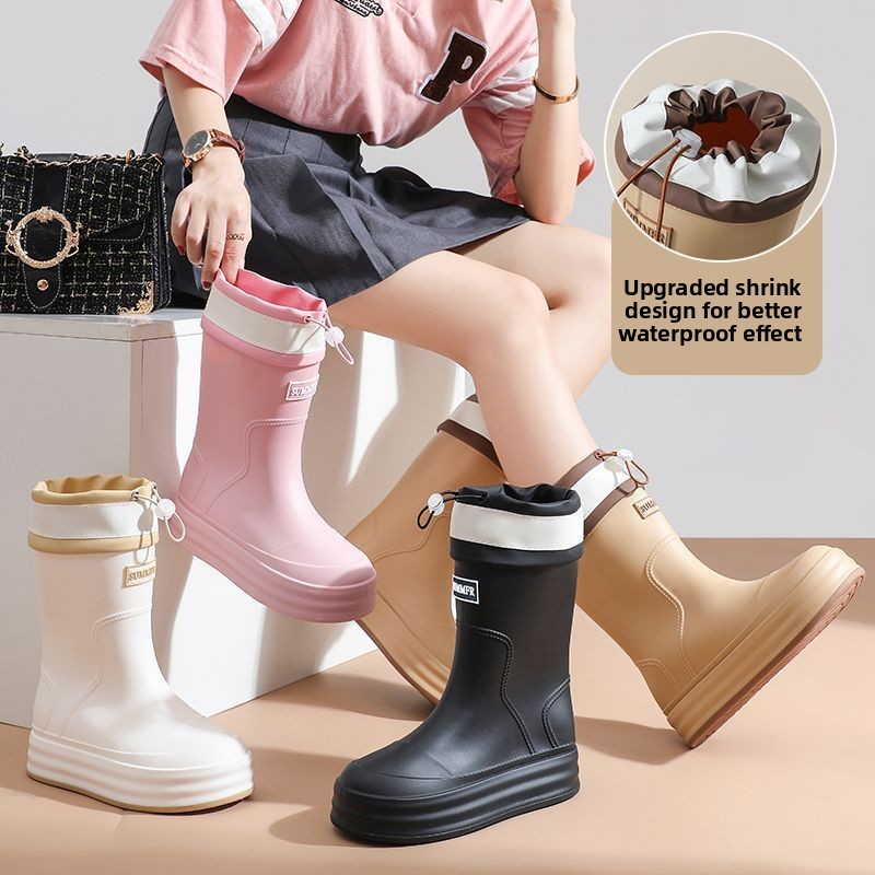 Women'S Fashion Rain Boots - Botas de Lluvia para Mujer 2026,