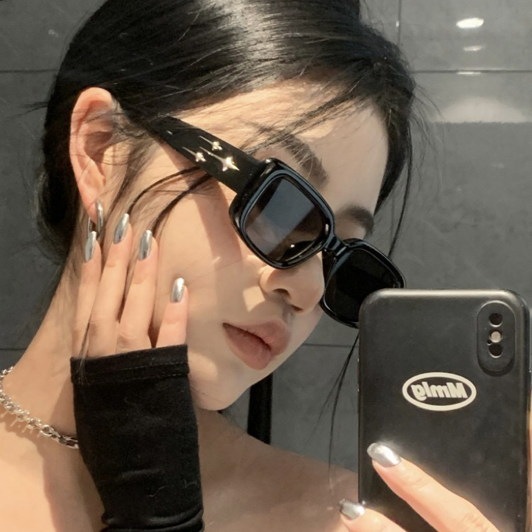 Women Fashion Glasses - Gafas de sol cuadradas pequeñas estilo