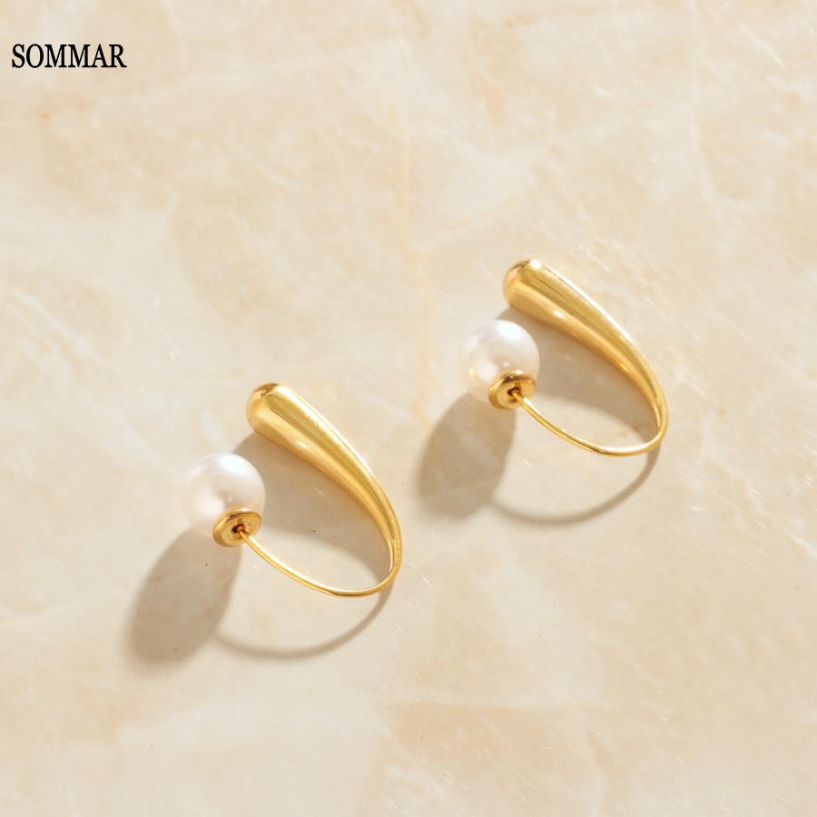 Women Fashion Online Shopping - SOMMAR compras en línea pendientes chapados