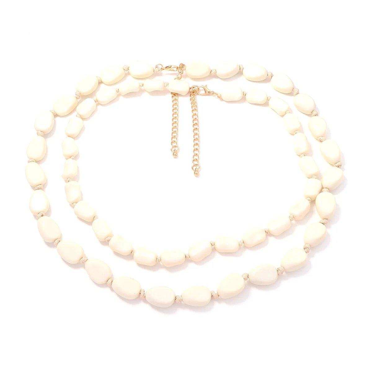 Collar de cuentas ovaladas irr - Women'S Fashion Ww2 reseña y precio