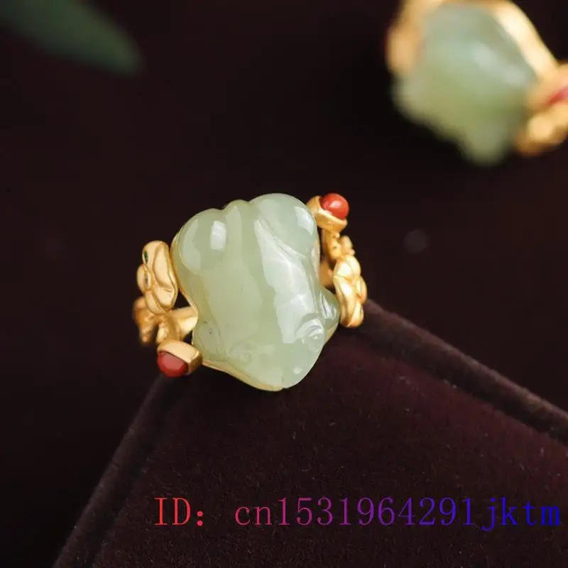 Anillos de rana de Jade verde  - Women Fashion Designers reseña y precio
