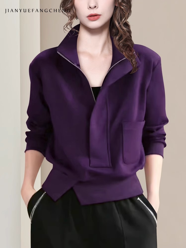 Sudaderas de punto para mujer, - Women'S Fashion Quarter Zip reseña y precio