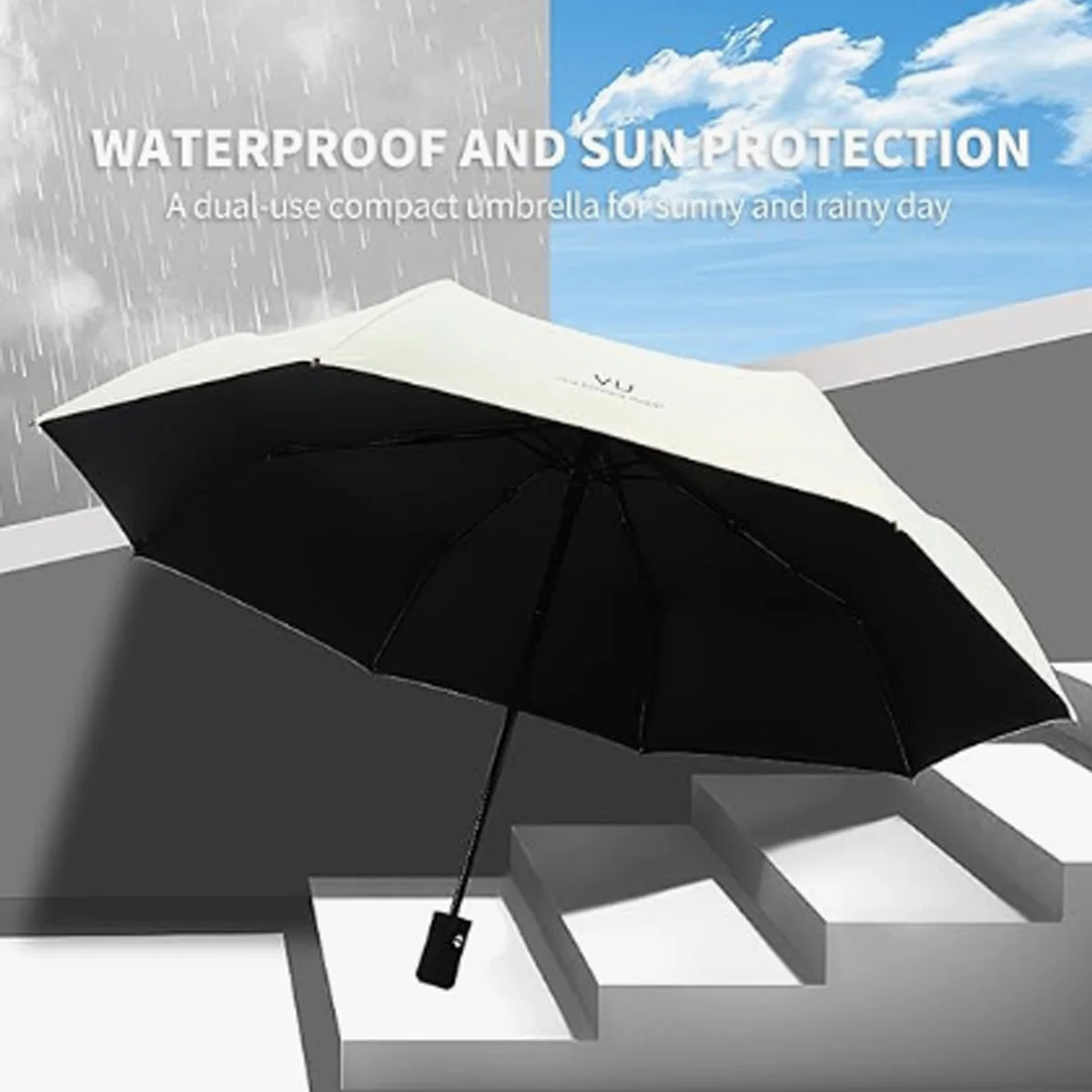 Miniparaguas plegable automáti - Women'S Fashion Umbrella reseña y precio