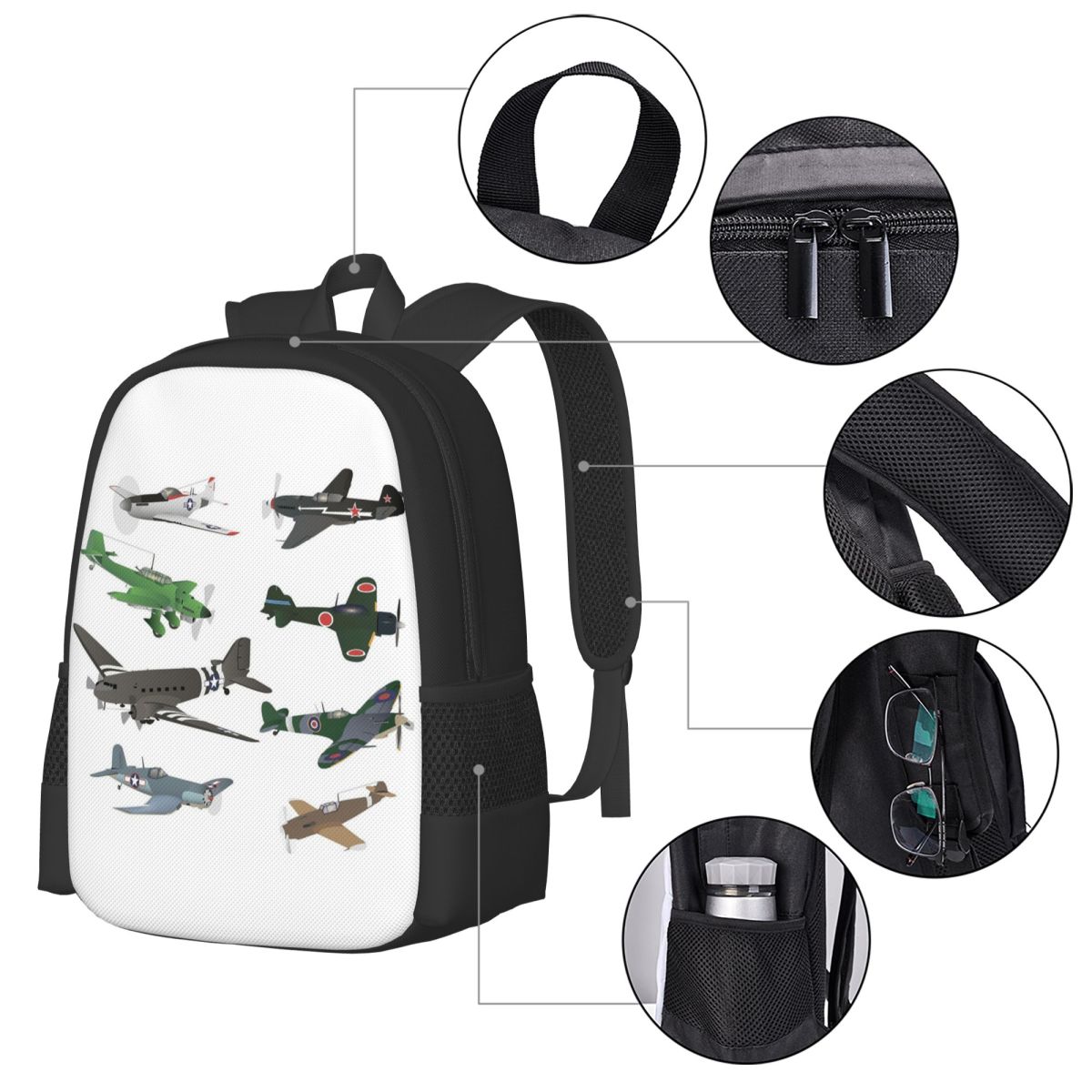 Mochila escolar con diseño de  - Women'S Fashion Ww2 reseña y precio