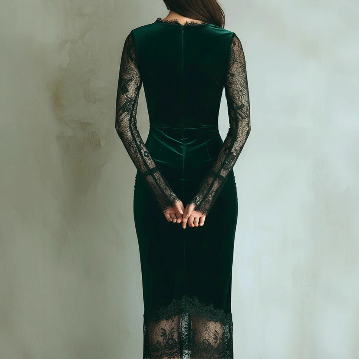 Elegante Vestido de Terciopelo - Women'S Fashion Quarter Zip reseña y precio