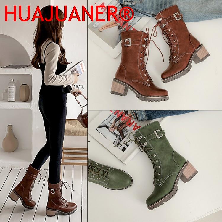 HUAJUANER 2026 Botas de Cuero  - Women'S Fashion Riding Boots reseña y precio