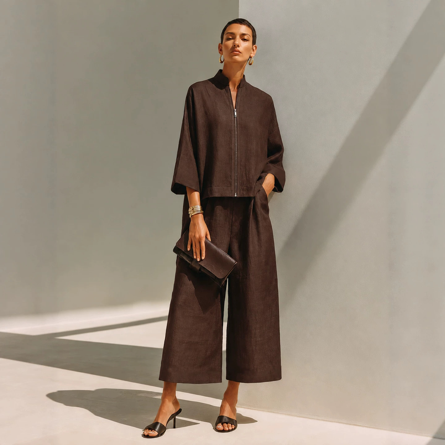 Nuevo Conjunto de Dos Piezas d - Women'S Fashion Quarter Zip reseña y precio