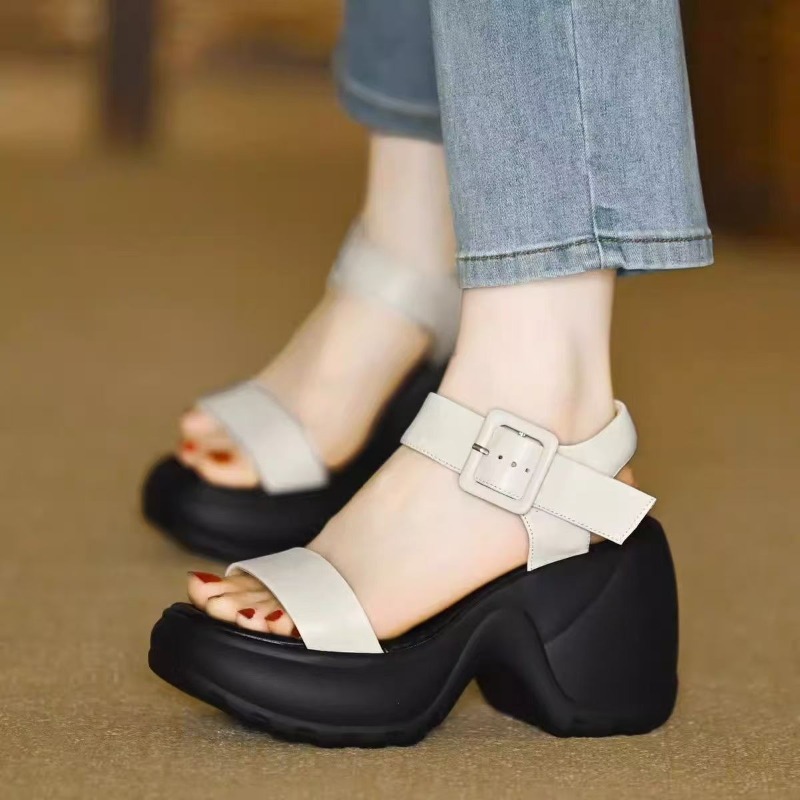 Sandalias de Plataforma con Cu - Women'S Fashion Petite reseña y precio