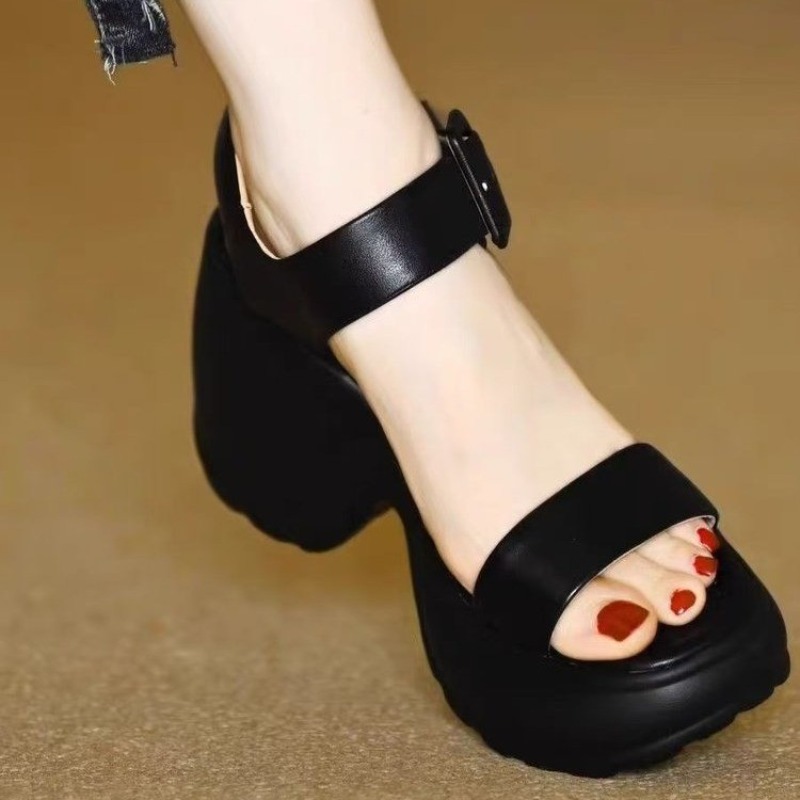 Sandalias de Plataforma con Cu - Women'S Fashion Petite reseña y precio