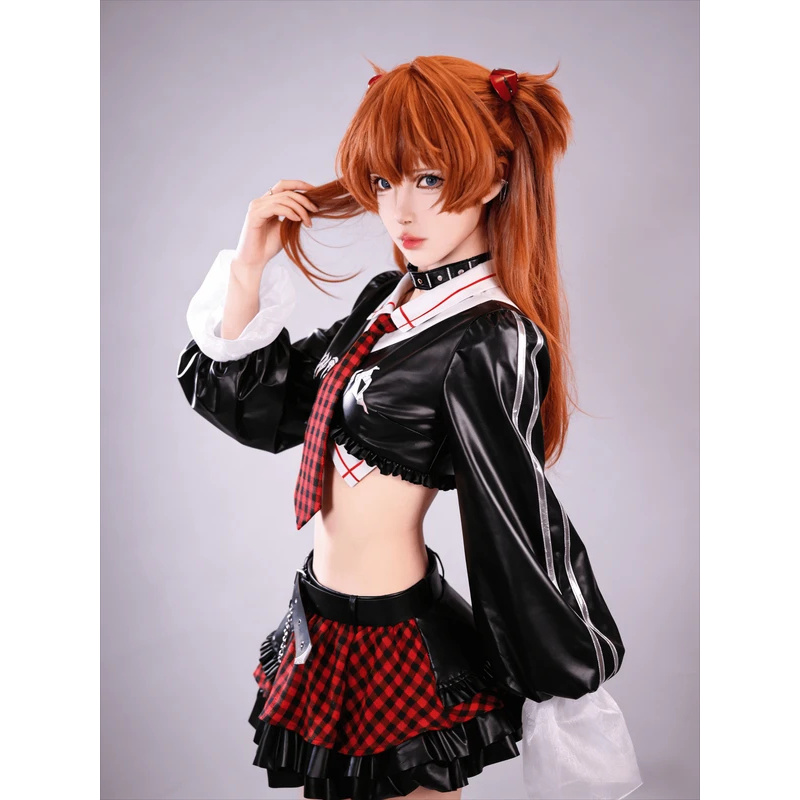Disfraz de Cosplay de Asuka La - Knitted Vest Women reseña y precio