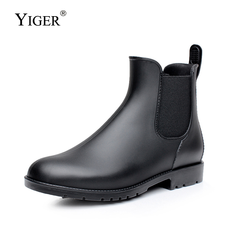 Botas de lluvia YIGER para hom - Women'S Fashion Rain Boots reseña y precio