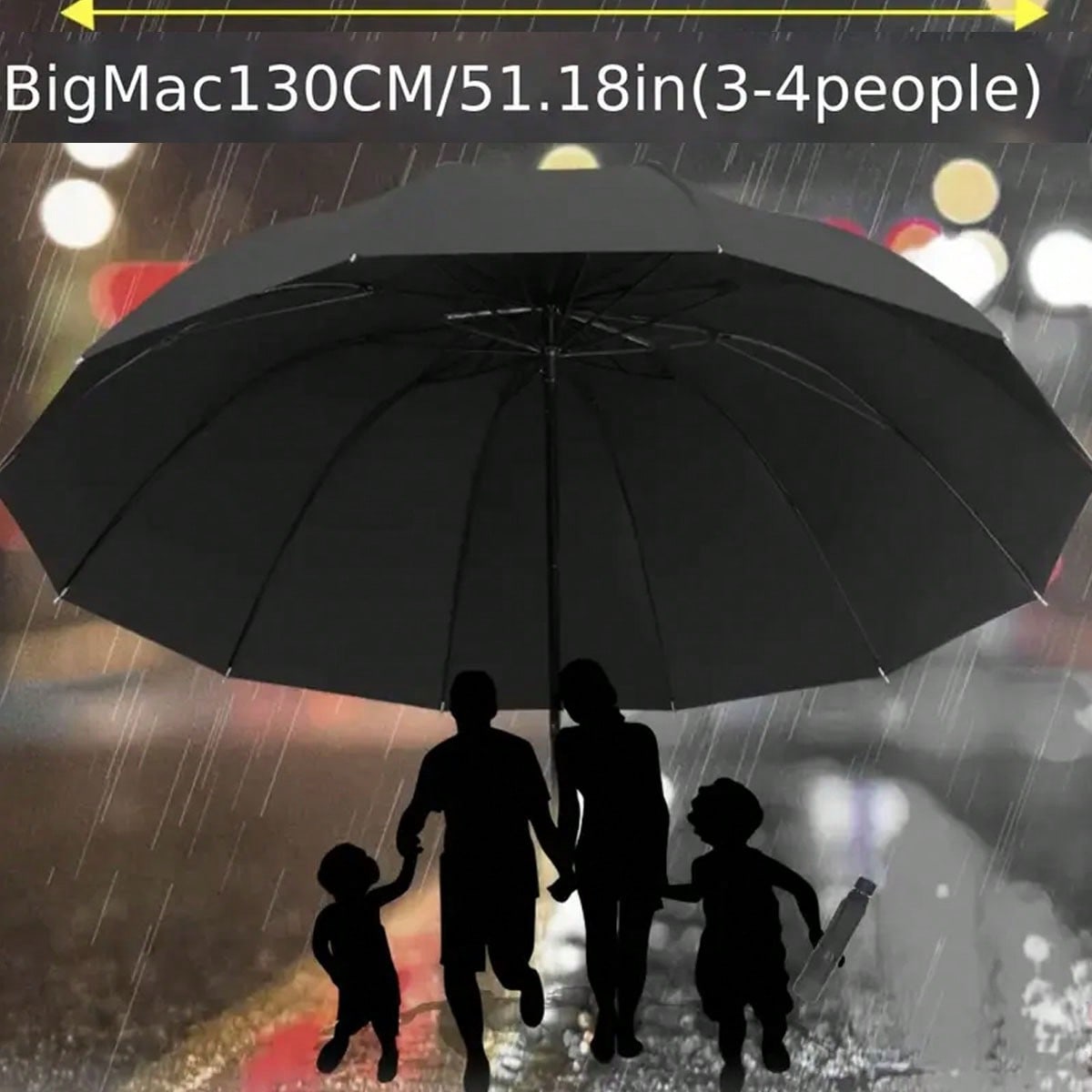 1 paraguas extragrande de 12 v - Women'S Fashion Umbrella reseña y precio
