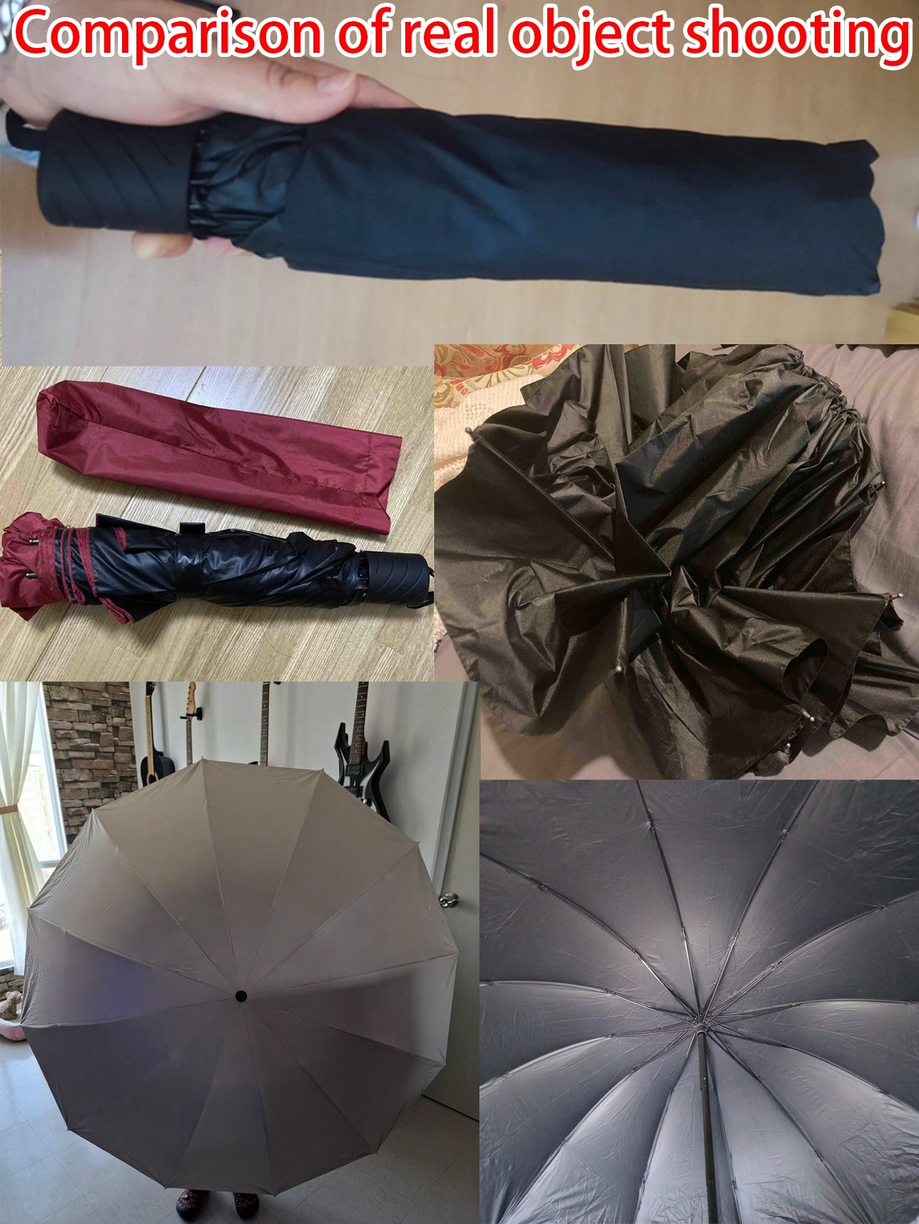 1 paraguas extragrande de 12 v - Women'S Fashion Umbrella reseña y precio