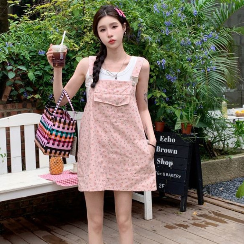 Vestido vaquero de tirantes de - Women'S Fashion Petite reseña y precio