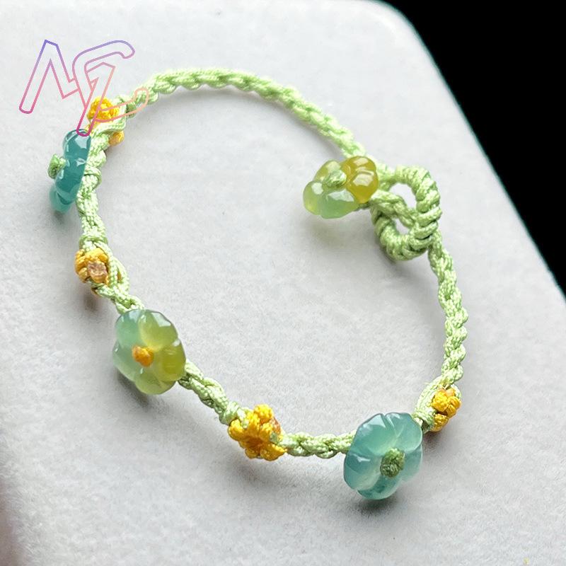 Pulsera de flores de jadeíta d - Women Fashion Designers reseña y precio