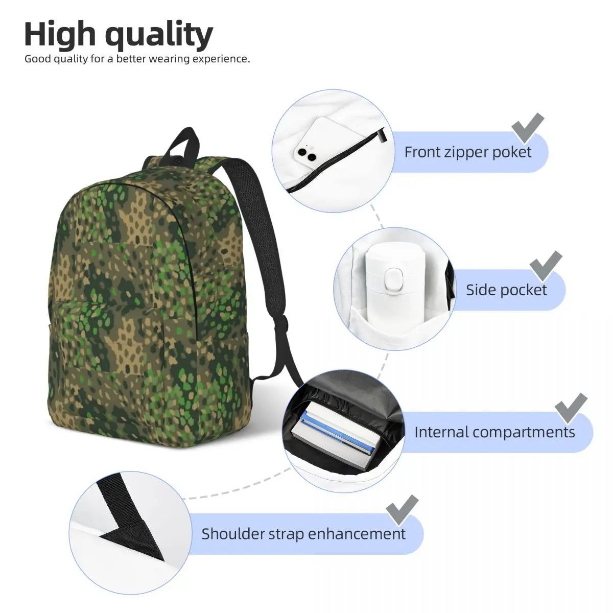 Mochila de camuflaje para homb - Women'S Fashion Ww2 reseña y precio