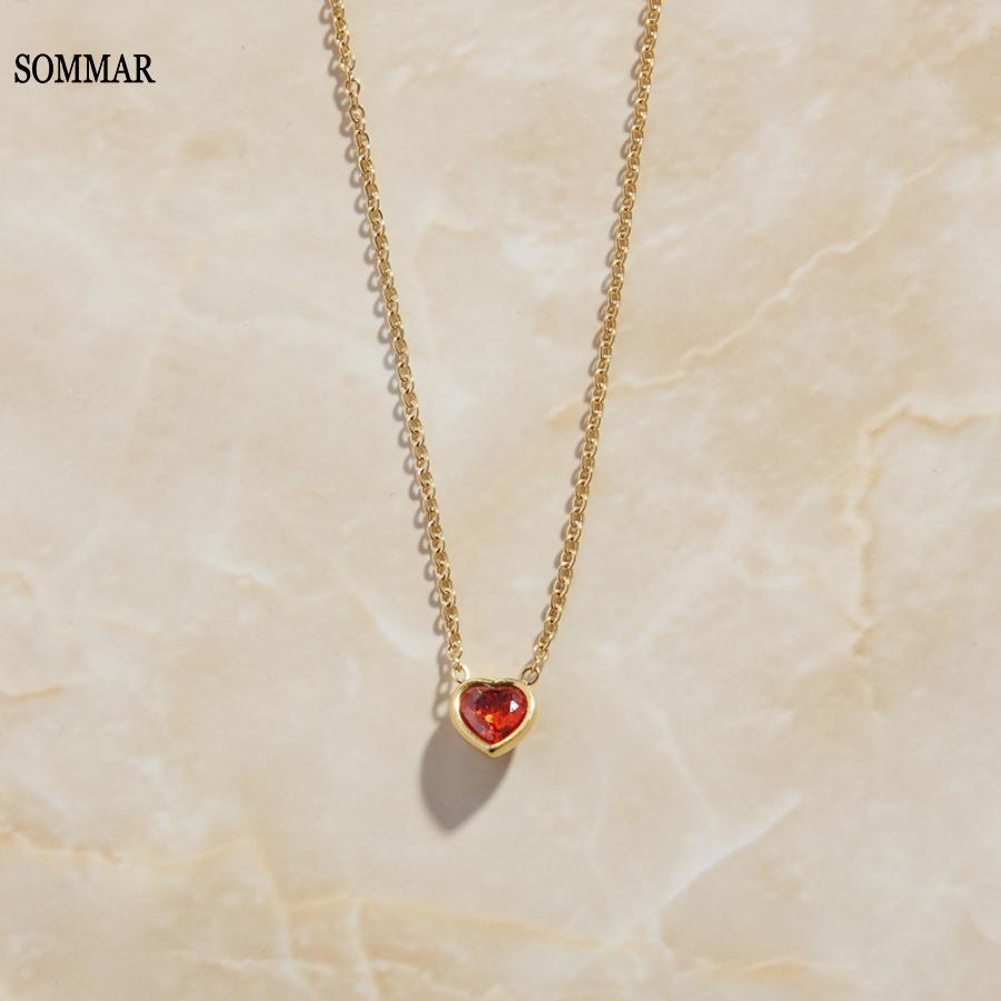 SOMMAR-Collar chapado en oro d - Women Fashion Online Shopping reseña y precio
