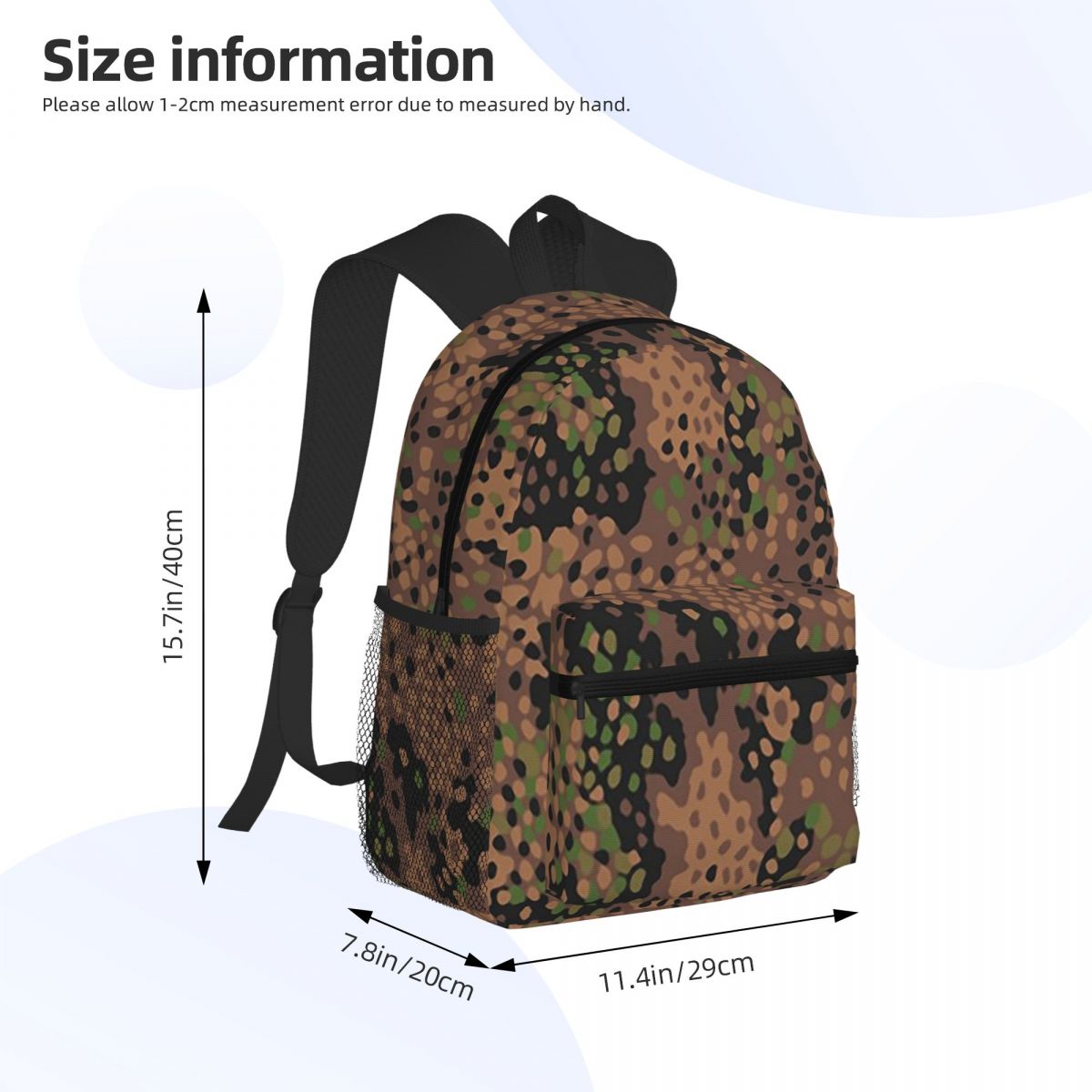 Mochila con estampado de camuf - Women'S Fashion Ww2 reseña y precio
