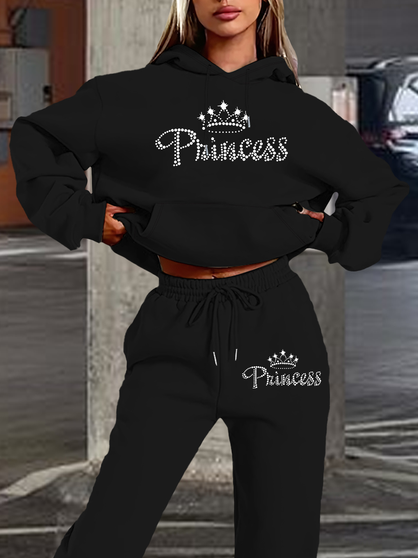 Conjunto de Sudadera con Capuc - Women Fashion Outfits reseña y precio