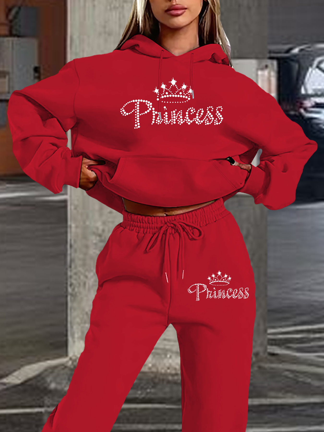 Conjunto de Sudadera con Capuc - Women Fashion Outfits reseña y precio