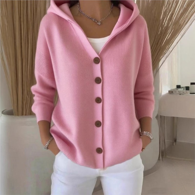 Top con capucha de punto Simpl - Women'S Fashion Quarter Zip reseña y precio