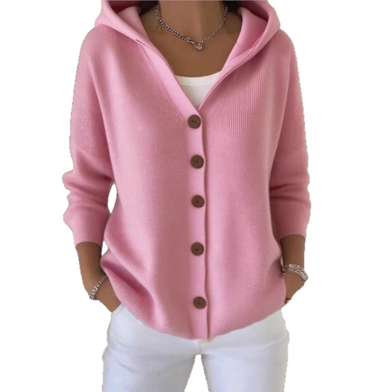 Top con capucha de punto Simpl - Women'S Fashion Quarter Zip reseña y precio