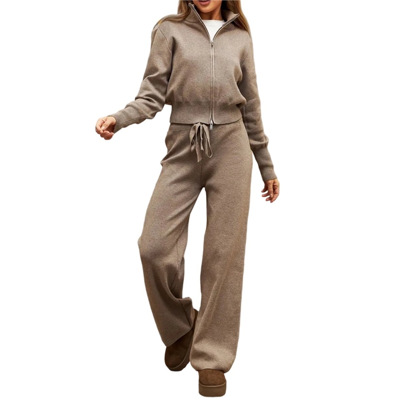 Suéter de Punto Casual para Mu - Women'S Fashion Quarter Zip reseña y precio