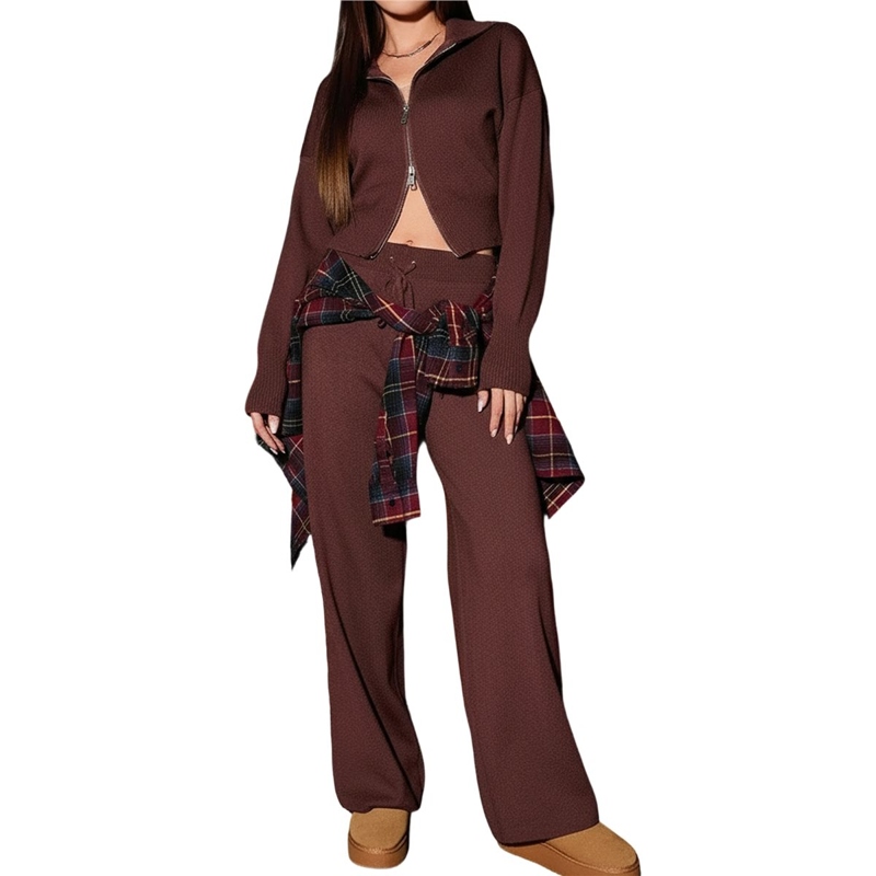 Suéter de Punto Casual para Mu - Women'S Fashion Quarter Zip reseña y precio