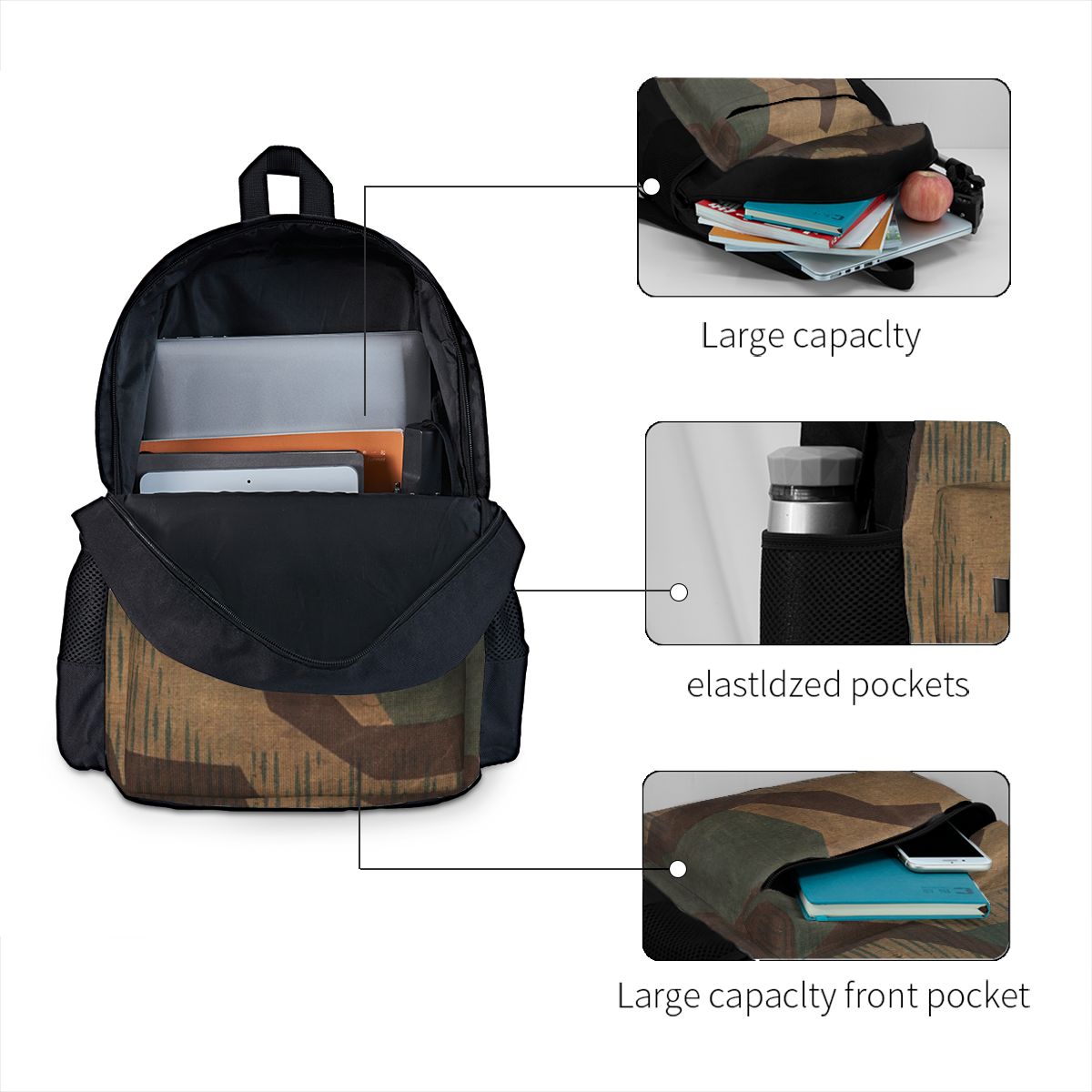 Mochila Splintertarn de camufl - Women'S Fashion Ww2 reseña y precio