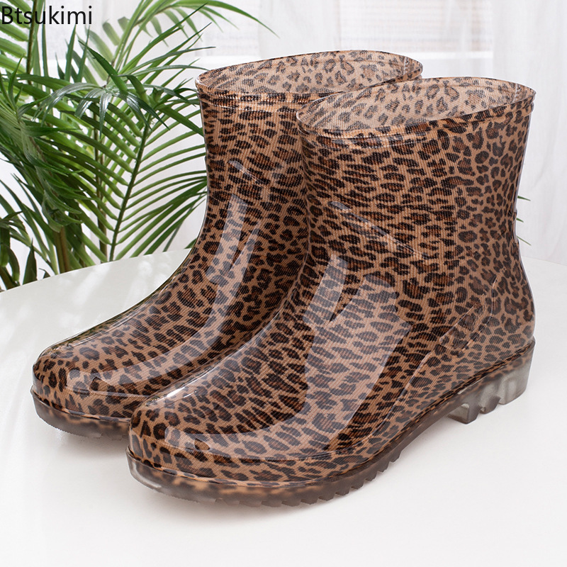 Botas de lluvia impermeables a - Women'S Fashion Rain Boots reseña y precio
