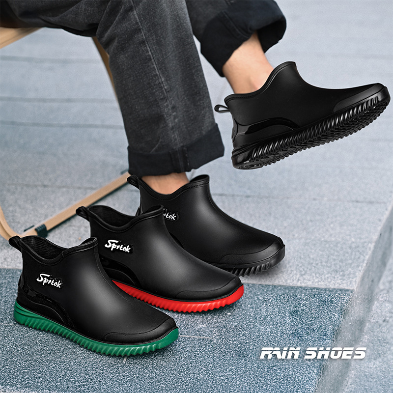 Botas de lluvia cortas para ad - Women'S Fashion Rain Boots reseña y precio
