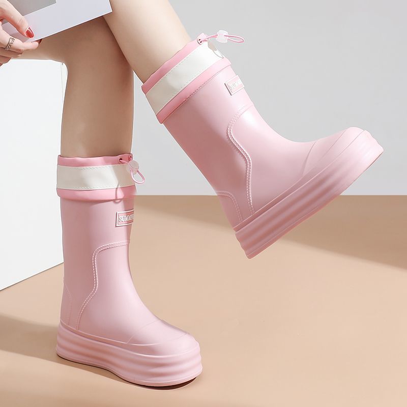 Botas de Lluvia para Mujer 202 - Women'S Fashion Rain Boots reseña y precio
