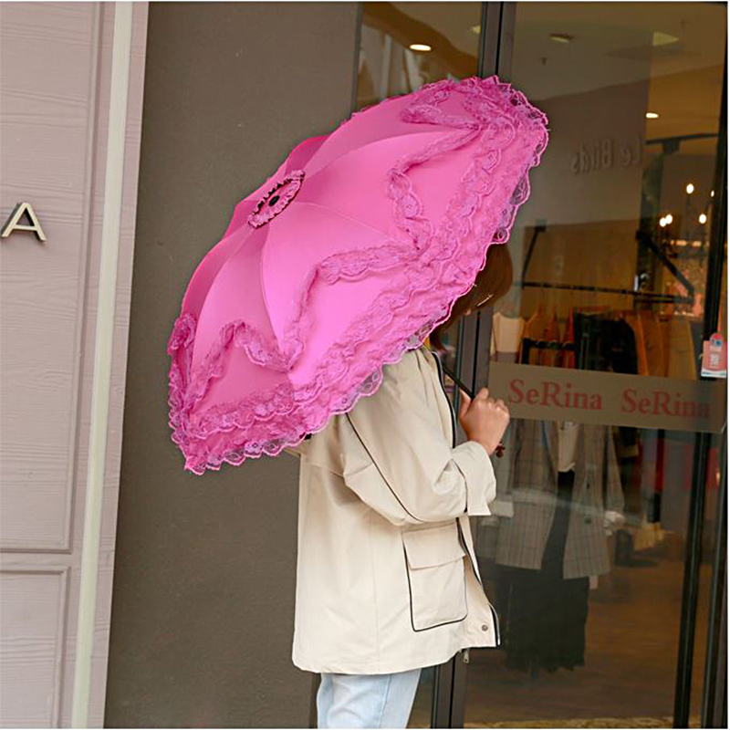 Sombrilla de encaje a la moda  - Women'S Fashion Umbrella reseña y precio