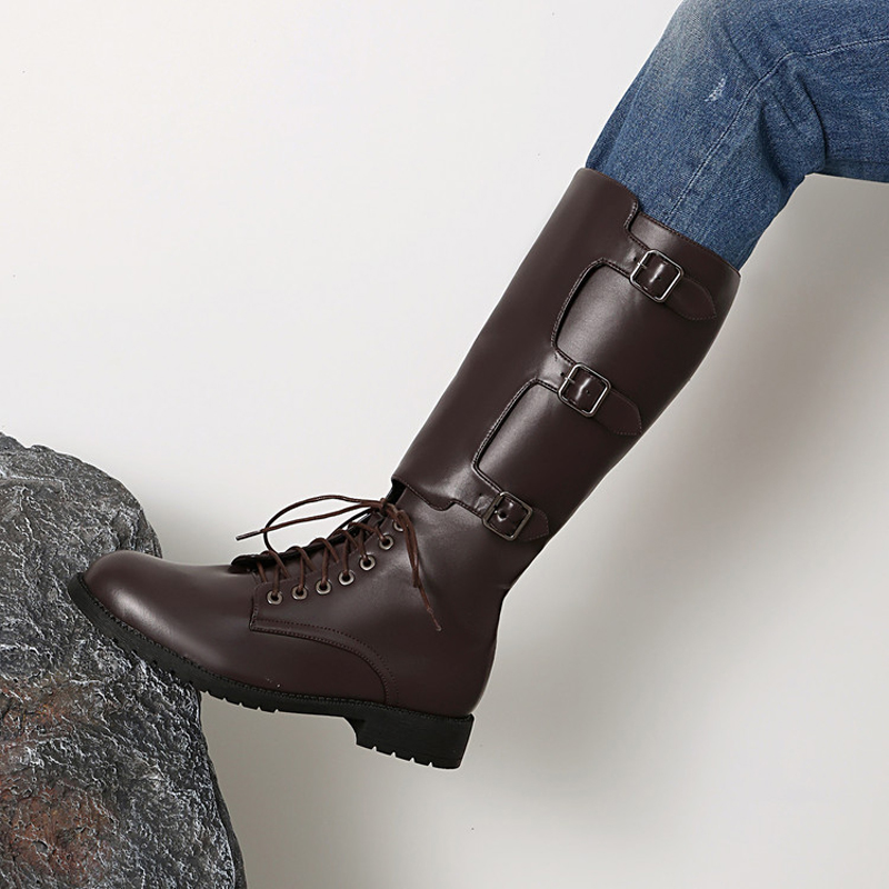Botas de moto para hombre, tal - Women'S Fashion Riding Boots reseña y precio