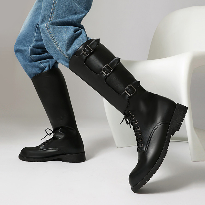 Botas de moto para hombre, tal - Women'S Fashion Riding Boots reseña y precio