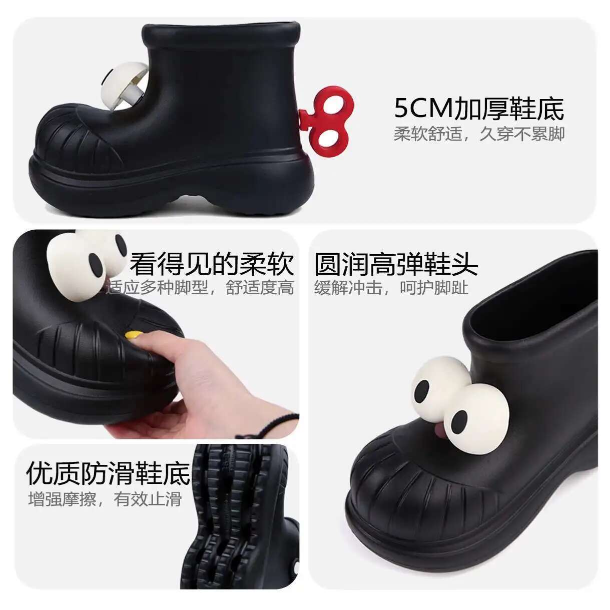 Botas de lluvia para mujer, za - Women'S Fashion Rain Boots reseña y precio