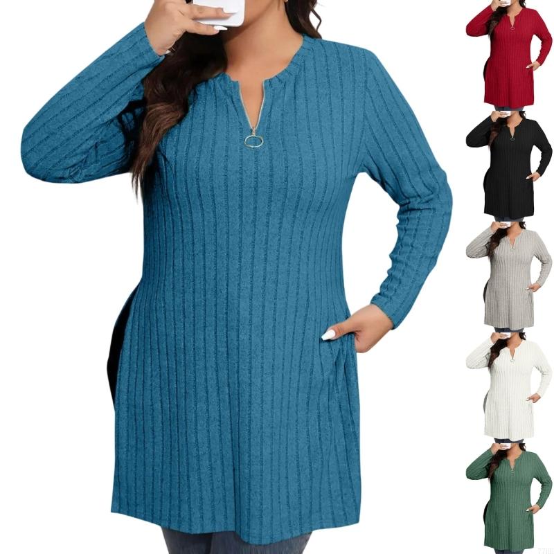 77HE-Jersey cuarto con cremall - Women'S Fashion Quarter Zip reseña y precio