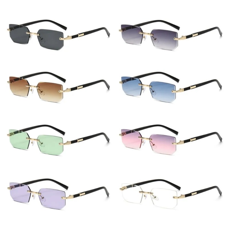 Gafas de Sol Modernas sin Mont - Women Fashion Glasses reseña y precio