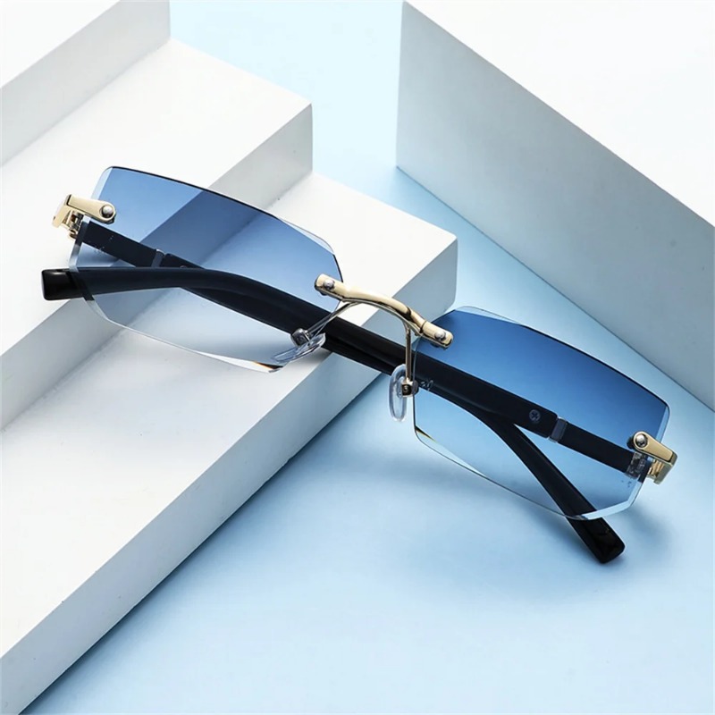 Gafas de Sol Modernas sin Mont - Women Fashion Glasses reseña y precio